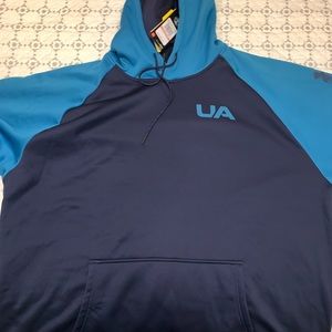 Under Armour coldgear blue hoodie.